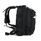 Тактический штурмовой военный рюкзак 25 литров Черный HunterArmor - изображение 3