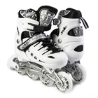Роликові ковзани SCALE SPORT білий, всі колеса світяться 29-33 SS-1932601125-S