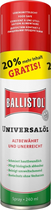 Масло оружейное Klever Ballistol Universal Oil Spray 240 ml (34640) - изображение 1