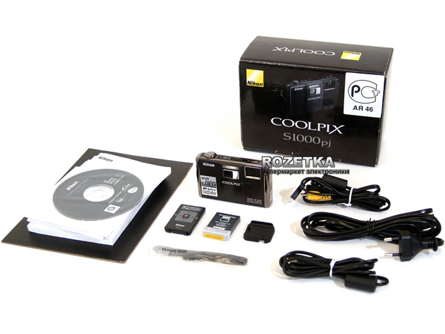 Фотоаппарат Nikon Coolpix S1000pj Silver купить на ROZETKA