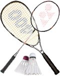 Badminton, crossminton, squash