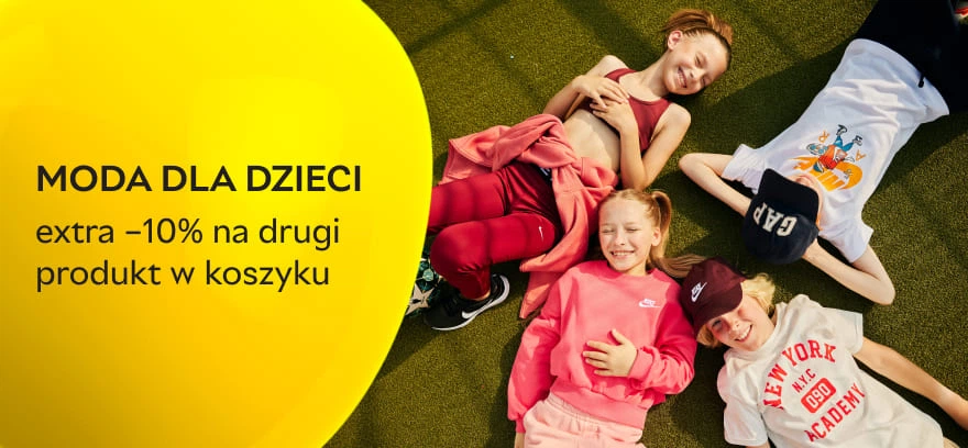 Moda dla dzieci – drugi produkt w koszyku taniej o -10%!