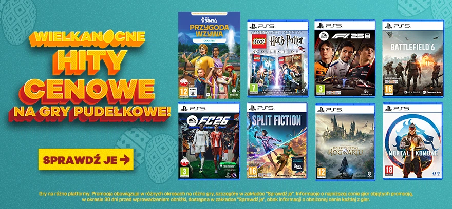 Wielkanocne hity cenowe na gry pudełkowe!