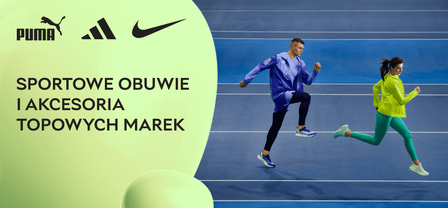 Sportowe obuwie i akcesoria topowych marek 👟 -75 zł z kodem SPORT