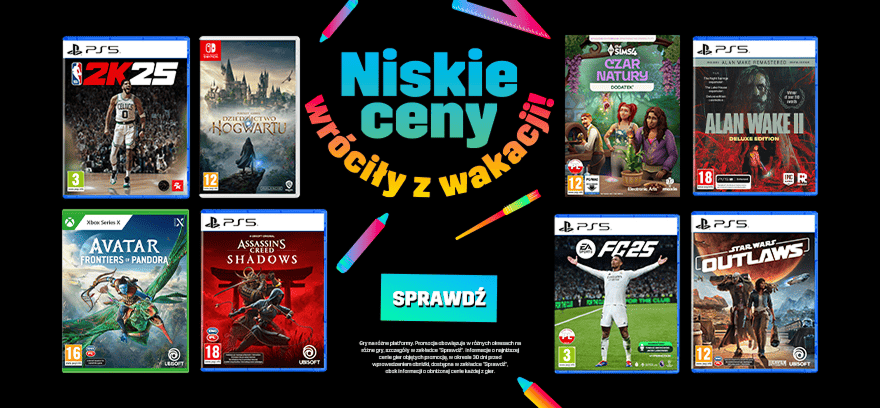 Gry w niskich cenach wracają z wakacji!