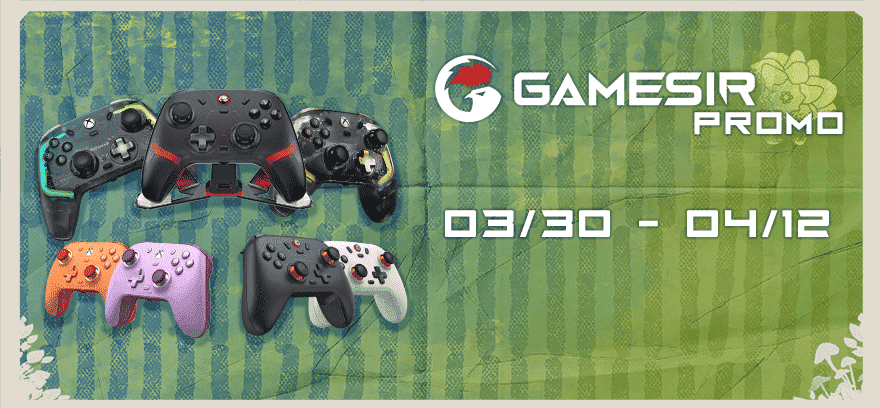 GameSir - великодні знижки для геймерів!