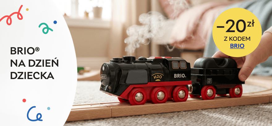 BRIO до Дня Дитини – ще більше радості у кожній грі! 🚂 Додаткові -20 злотих з кодом BRIO