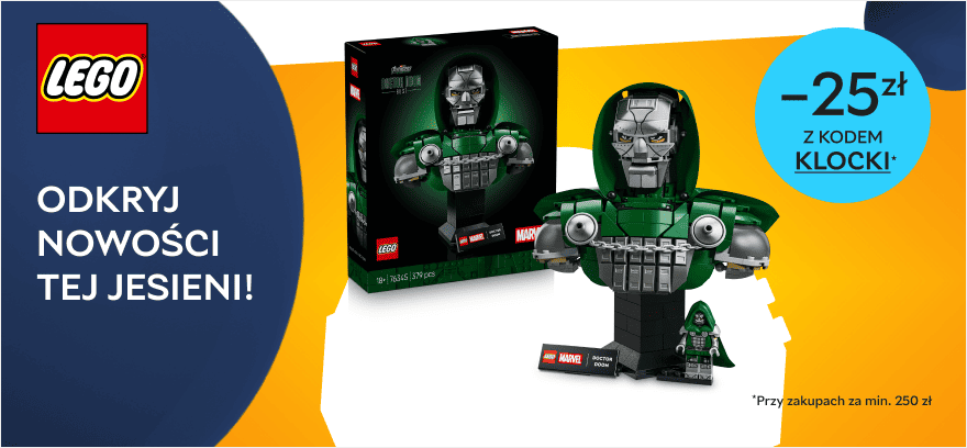LEGO® – відкрийте новинки цієї осені! Додаткові -25 зл. з кодом KLOCKI