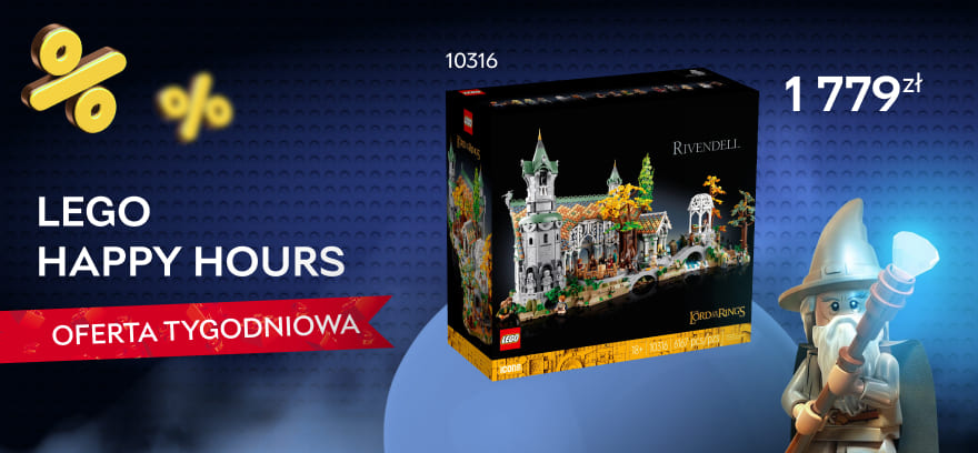 LEGO Happy Hours w Rozetka - pokochaj poniedziałki i kup LEGO w najlepszych cenach!