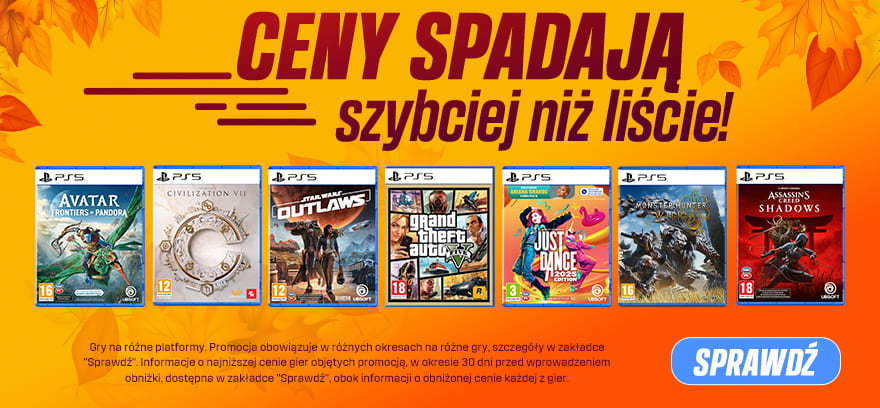 🎮Ceny na gry spadają szybciej, niż liście!
