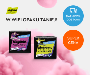 W wielopaku taniej! Zestaw 5 sztuk wybranego Pampers Ninjamas w specjalnej cenie – tylko 89,95 zł!