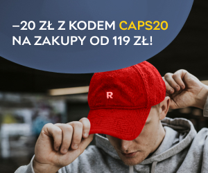 🧢 Stylowy akcent! Z kodem CAPS20 dodatkowy rabat 20 zł na zakupy od 119 zł!