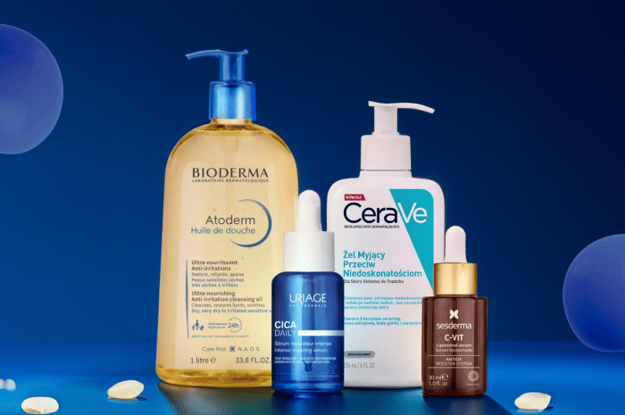 Topowe dermokosmetyki: CeraVe, Sesderma, Avene, Bioderma i Uriage