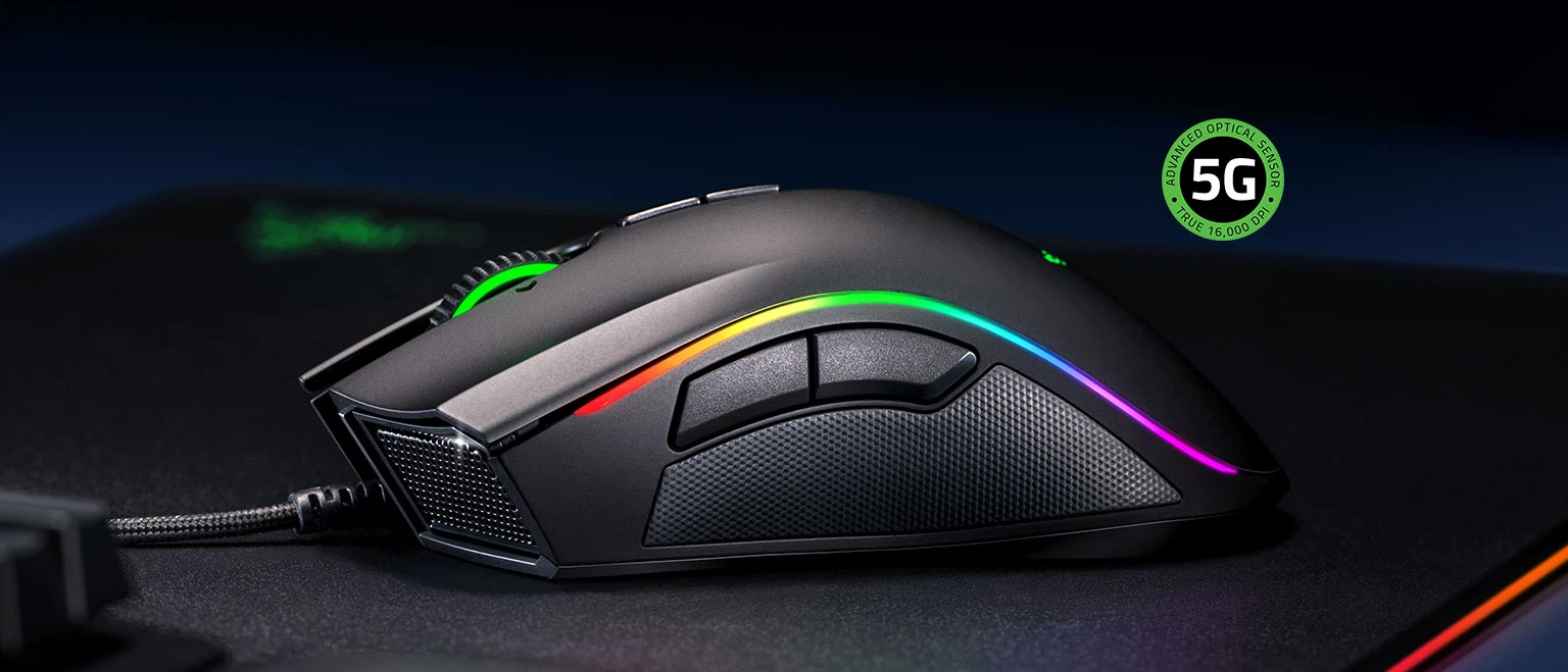 Мышь Razer Mamba Elite USB Black (RZ01-02560100-R3M1) – фото