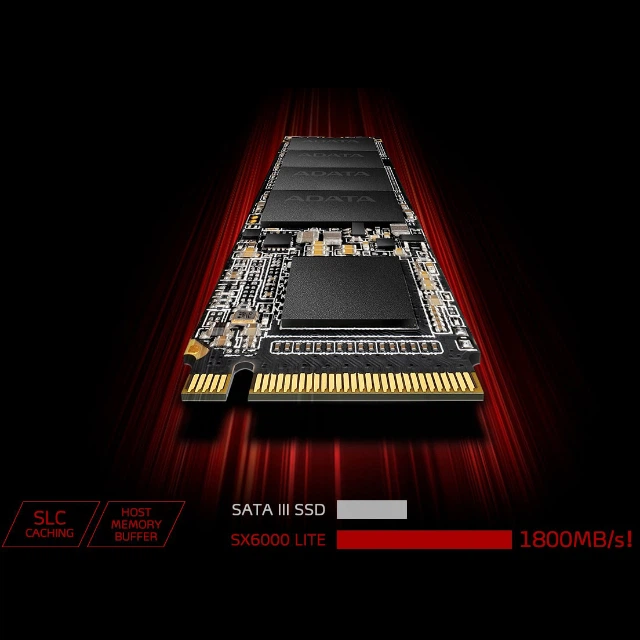 SSD диск ADATA XPG SX6000 Lite 256GB M.2 2280 PCIe 3.0 x4 3D NAND