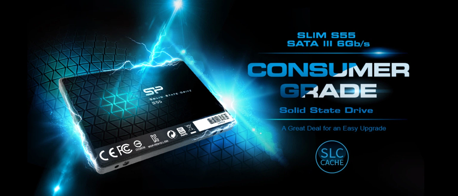 SSD диск Silicon Power Slim S55 120GB 2.5