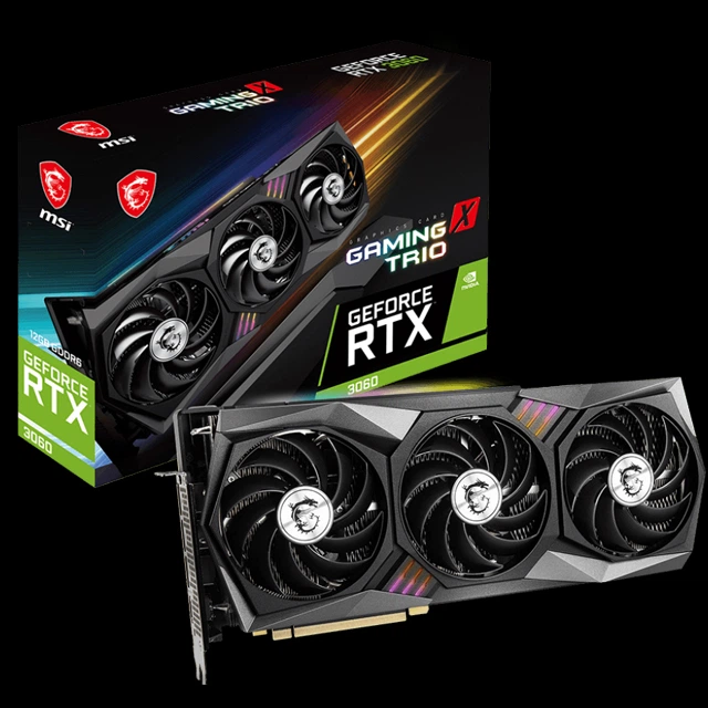 Видеокарта MSI PCI-Ex GeForce RTX 3060 Gaming X Trio 12GB GDDR6