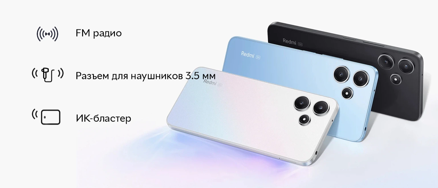 Мобильный телефон Xiaomi Redmi 12 5G 4/128GB Midnight Black