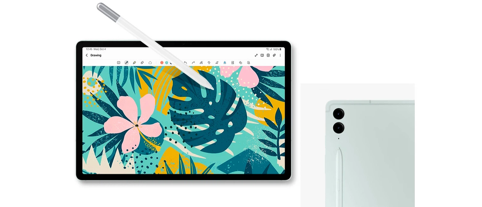Samsung Galaxy Tab S9 FEグレー S Pen ケース付き Планшет SAMSUNG Galaxy Tab S9 FE WiFi SM-X510N 6/128Gb ZAA Grey