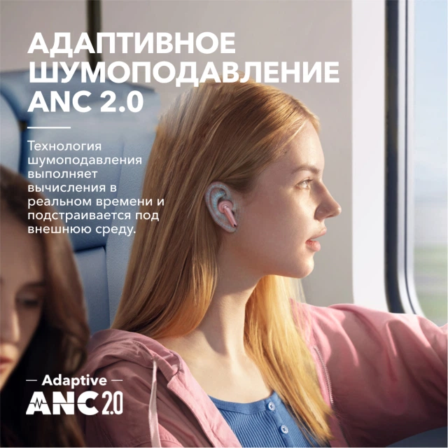 Наушники Anker SoundCore Liberty 4 NC Pastel Pink (A3947G51