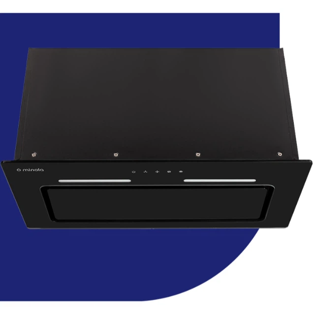 Витяжка повновбудована Minola HBI 6673 BL GLASS 1000 LED Line