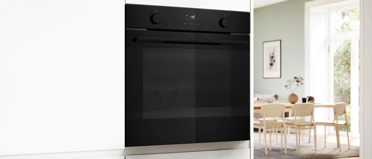 Духова шафа Bosch HUA736EA0T, Серія 4: збільшений об’єм камери, режим з додаванням пари, функція Air Fry