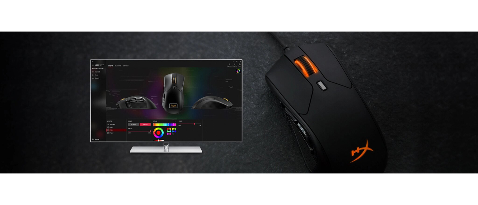 Мышь HyperX Pulsefire Raid RGB USB Black (4P5Q3AA) – фото, отзывы,  характеристики в интернет-магазине ROZETKA