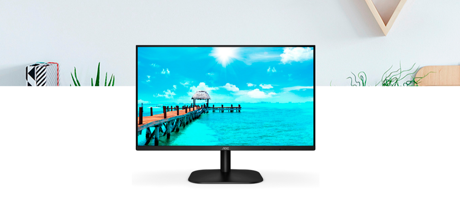 Монитор 27" AOC 27B2H/EU (27B2H/EU/01) -- IPS FHD 75 Hz / SRGB 101% / 8 ...
