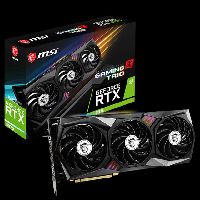 Видеокарта MSI PCI-Ex GeForce RTX 3070 Gaming X Trio 8GB GDDR6