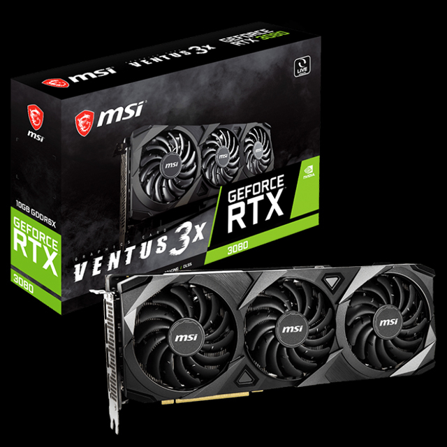 【美品】msi GeForce RTX 3080 VENTUS 3X 10G MSI GeForce RTX 3080 VENTUS 3X 10G - купить видеокарту: цены