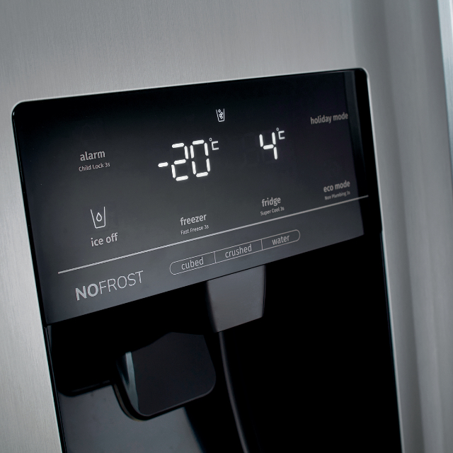 Side-by-side холодильник GORENJE NRS918FMX – фото, відгуки ...