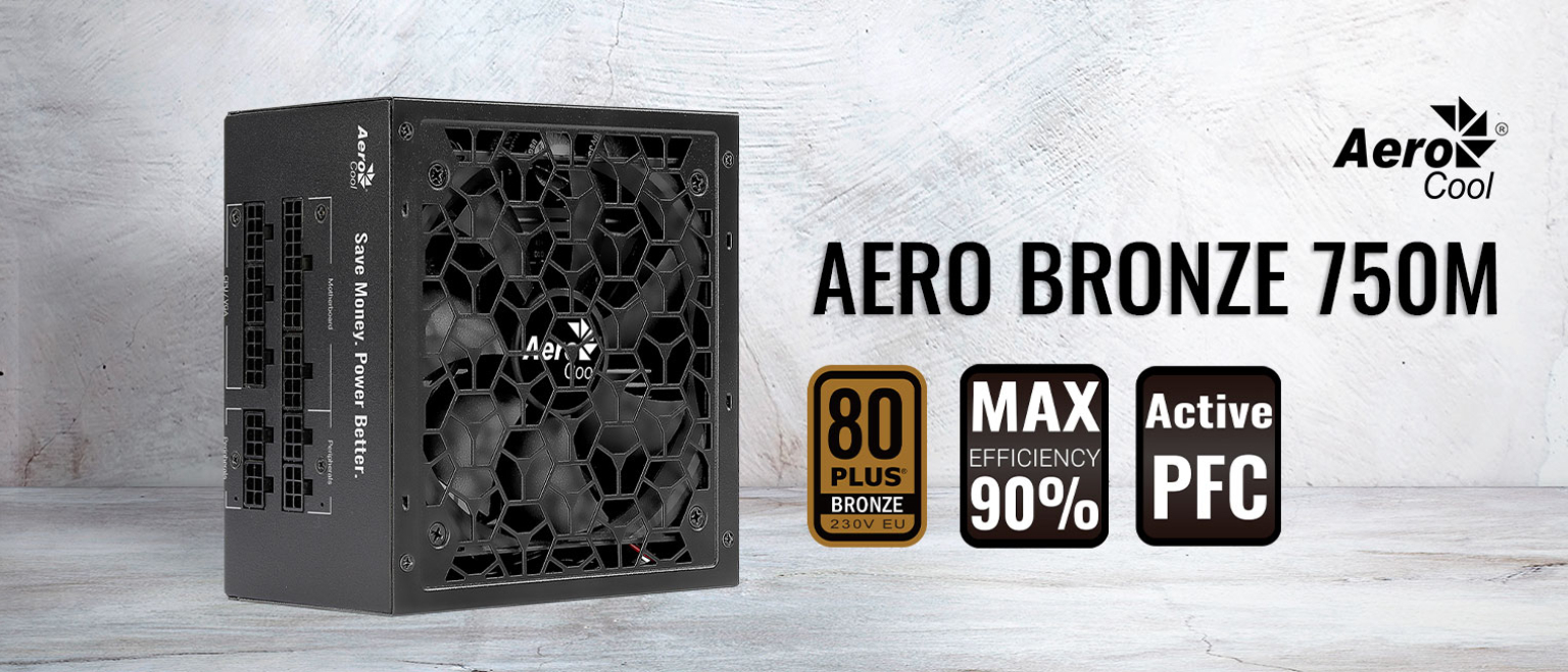 Блок живлення AeroCool Aero Bronze 750M Fully Modular 750W (ACPB ...