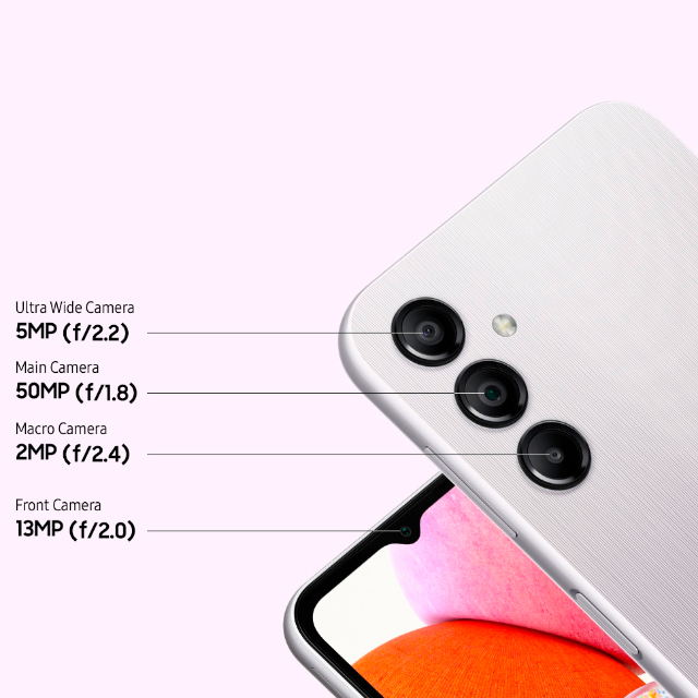 Мобильный телефон Samsung Galaxy A14 4/128GB Silver (SM-A145FZSVSEK ...